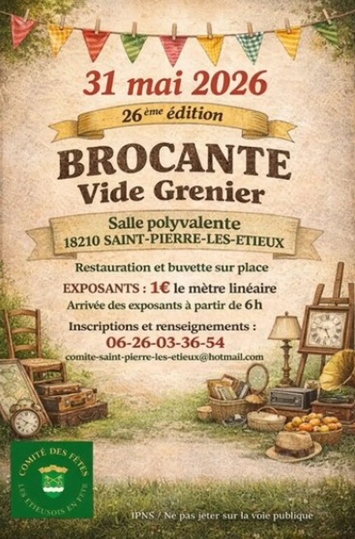 Brocante Vide-grenier St-Pierre-les-Etieux