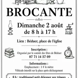 Brocante, vide-greniers à Béduer