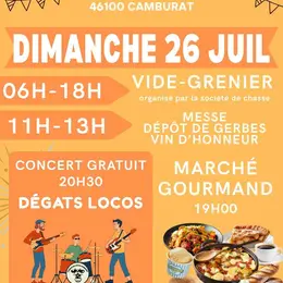 Brocante, vide-greniers à Camburat