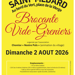 Brocante/Vide-greniers à Saint-Médard
