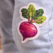 Broderie en duo (patch légume de saison)