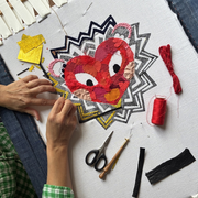 Broderie participative avec Juliette Le roux