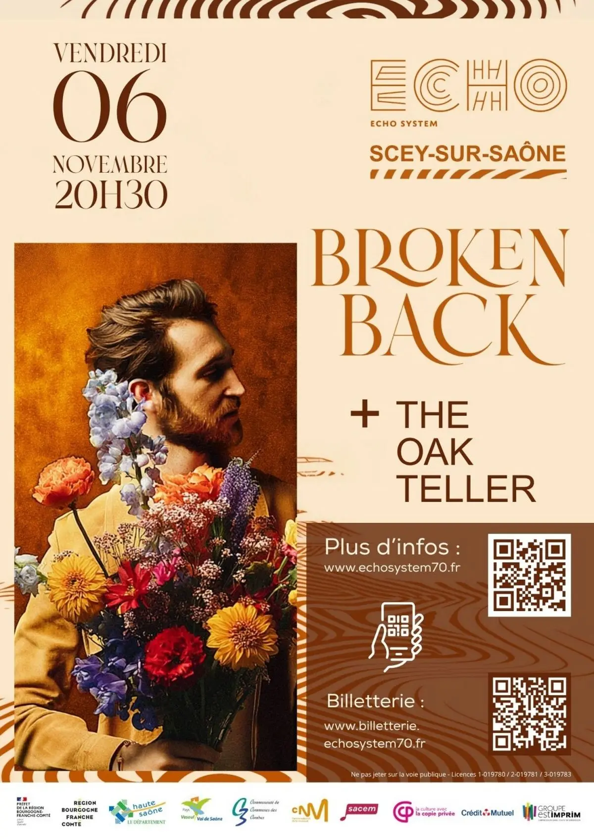 Broken Back en concert à l'Echo System de Scey-sur-Saône-et-Saint-Albin