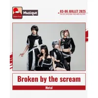 Le groupe de metal Broken By The Scream à la Japan Expo 2025 DR