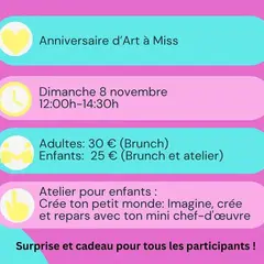 Brunch-Art - Anniversaire Art à Miss