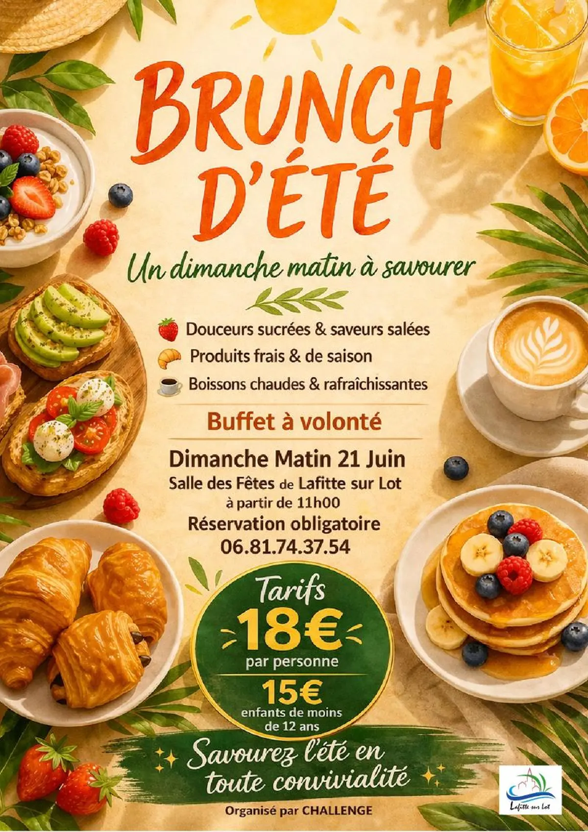Brunch d'été à Lafitte sur Lot