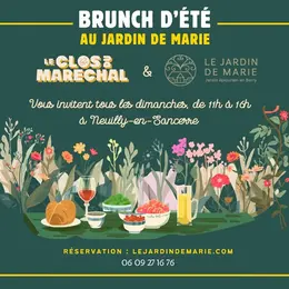 Brunch d'été au Jardin de Marie
