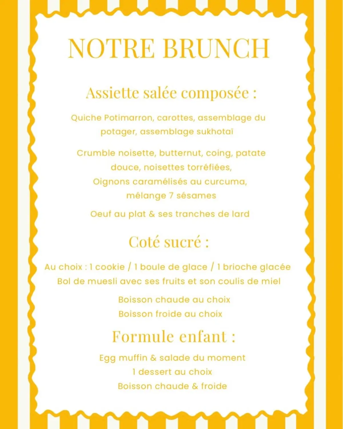 Brunch du dimanche