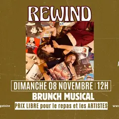 Brunch musical - Concert REWIND (Reprises Pop/Folk acoustique)