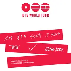 BTS au Stade de France en 2026
