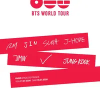 BTS au Stade de France en 2026 DR