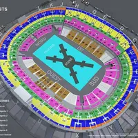 Plan du Stade de France pour les concerts de BTS en juillet 2026 DR