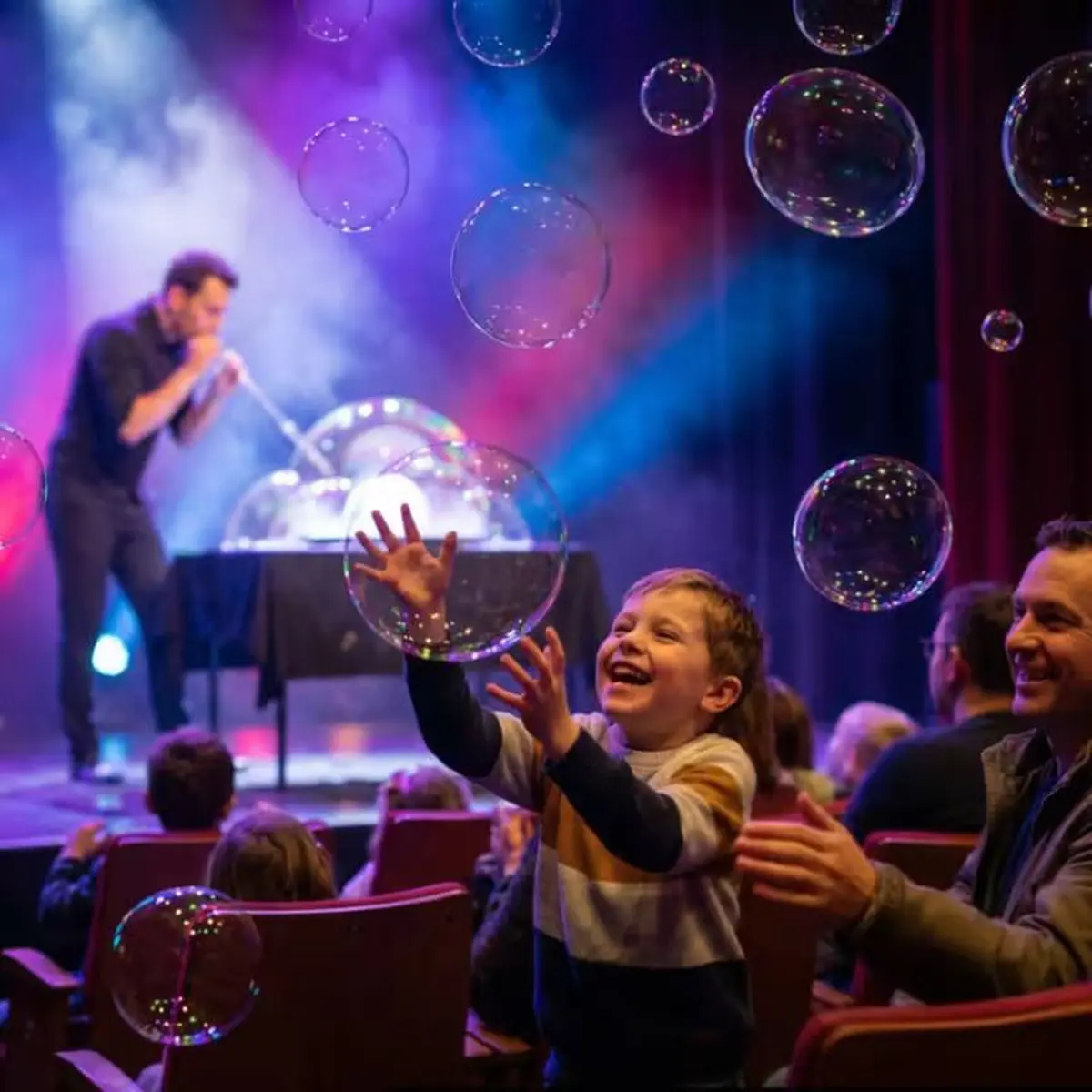 BubbleArt Show : une expérience éblouissante entre bulles et lumières pour toute la famille