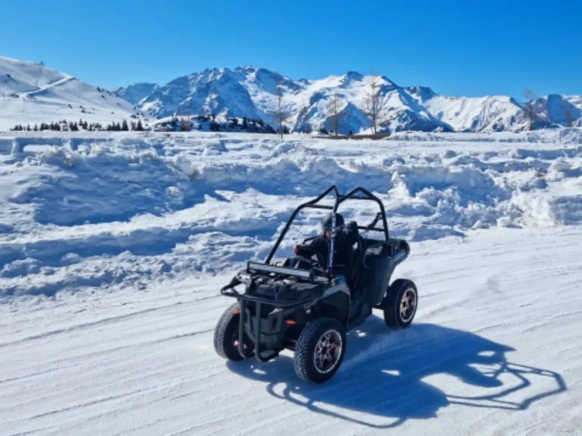 Buggy sur glace à l'Alpe d'Huez (38)