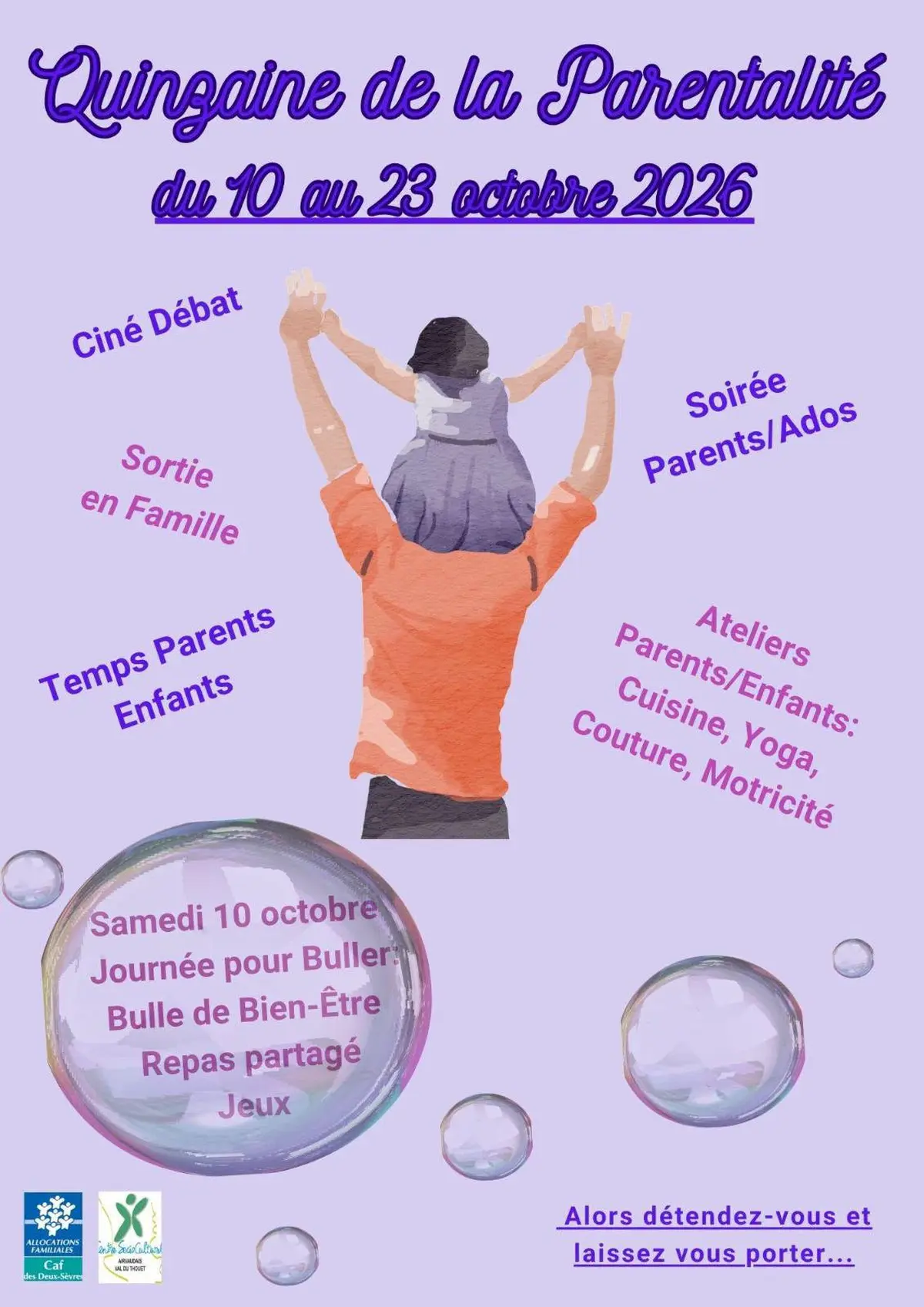 Bulle de bien-être en famille - quinzaine de la parentalité