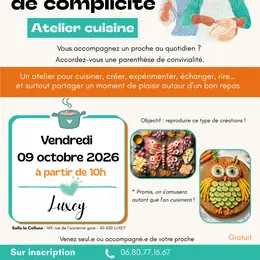 Bulle de complicité - atelier cuisine