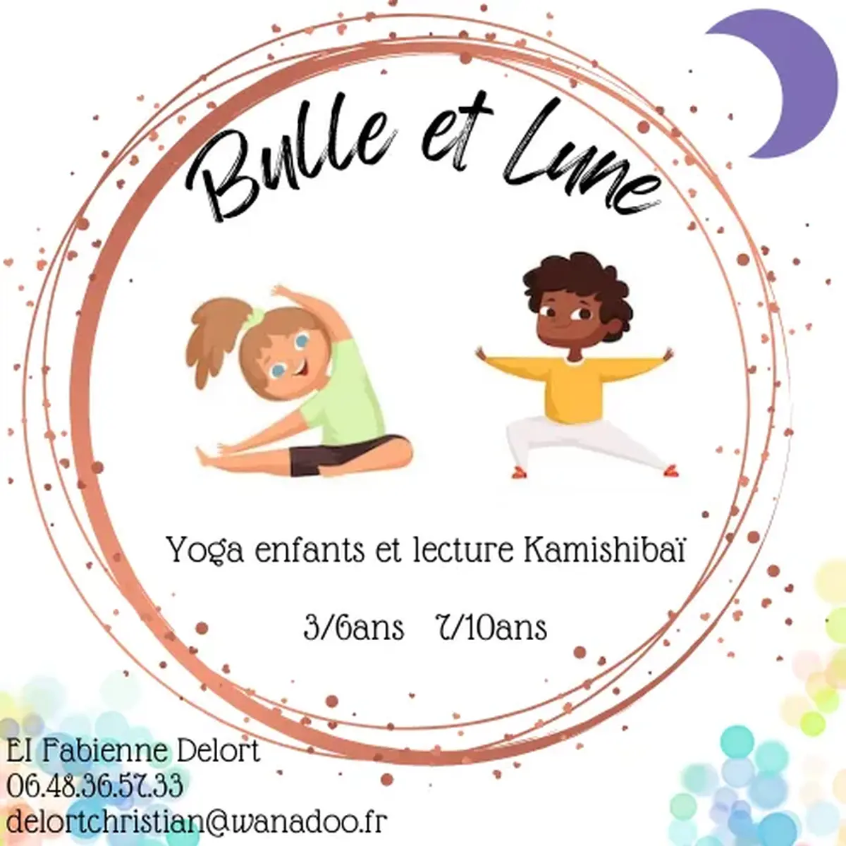 Bulle et Lune :  Yoga enfants et lecture Kamishibai