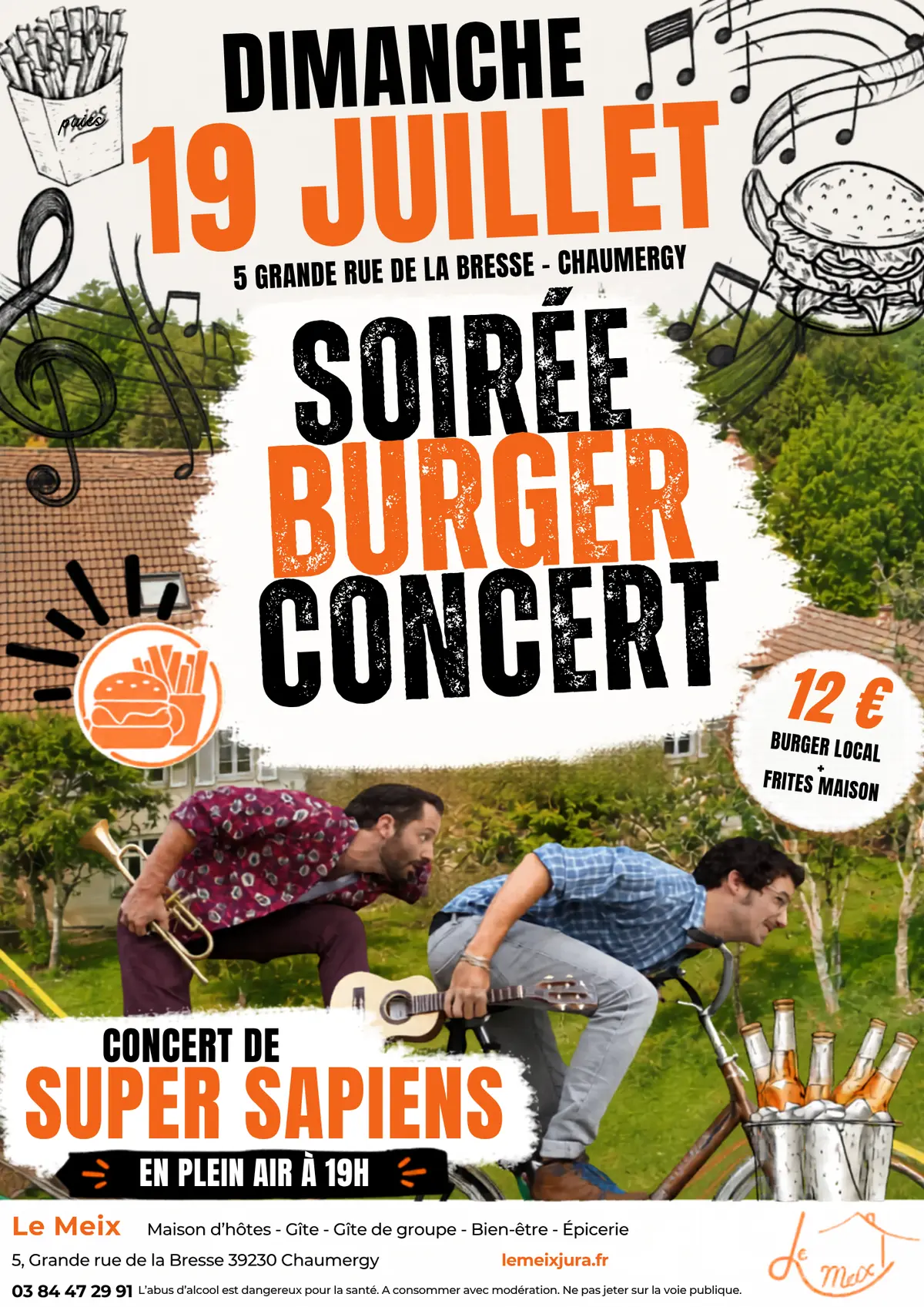 Burger Concert au Meix