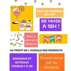 Buvette à la résidence La Vergne et Manga à Secondigny