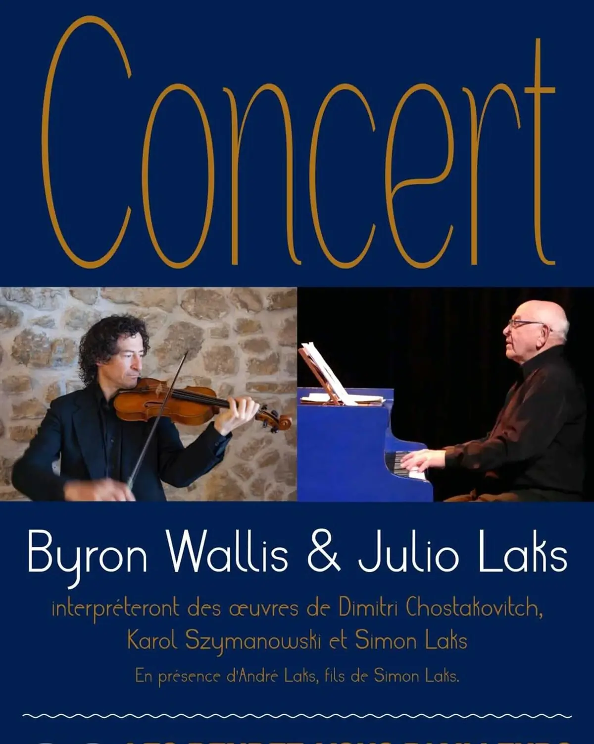 Byron Wallis & Julio Laks en concert