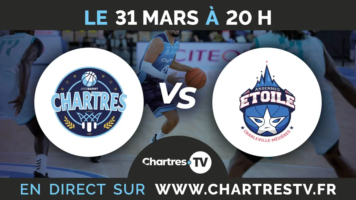 C'Chartres Métropole Basket Masculin vs Charleville-Mézières