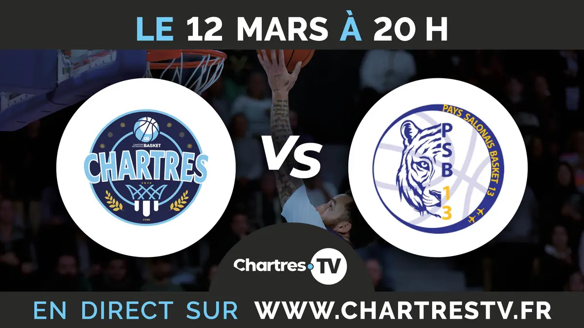 C'Chartres Métropole Basket Masculin vs Pays Salonais Basket