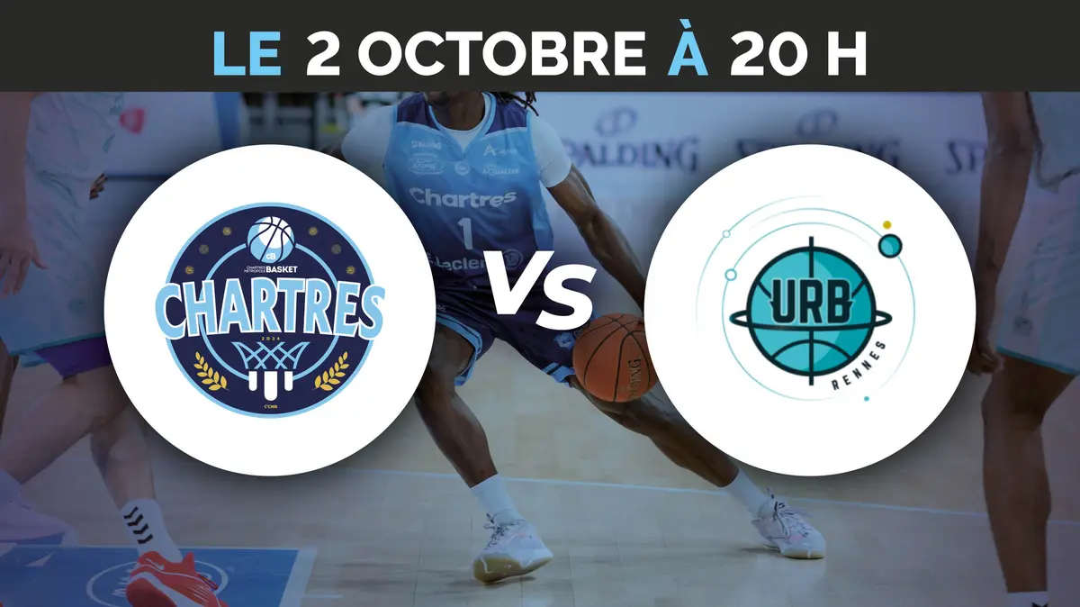 C'Chartres Métropole Basket Masculin vs Union Rennes Basket 35