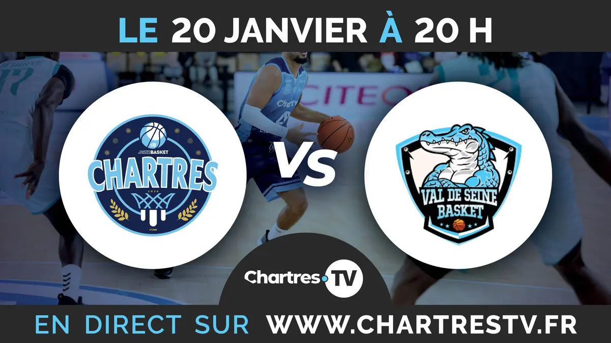 C'Chartres Métropole Basket Masculin vs Val de Seine Basket