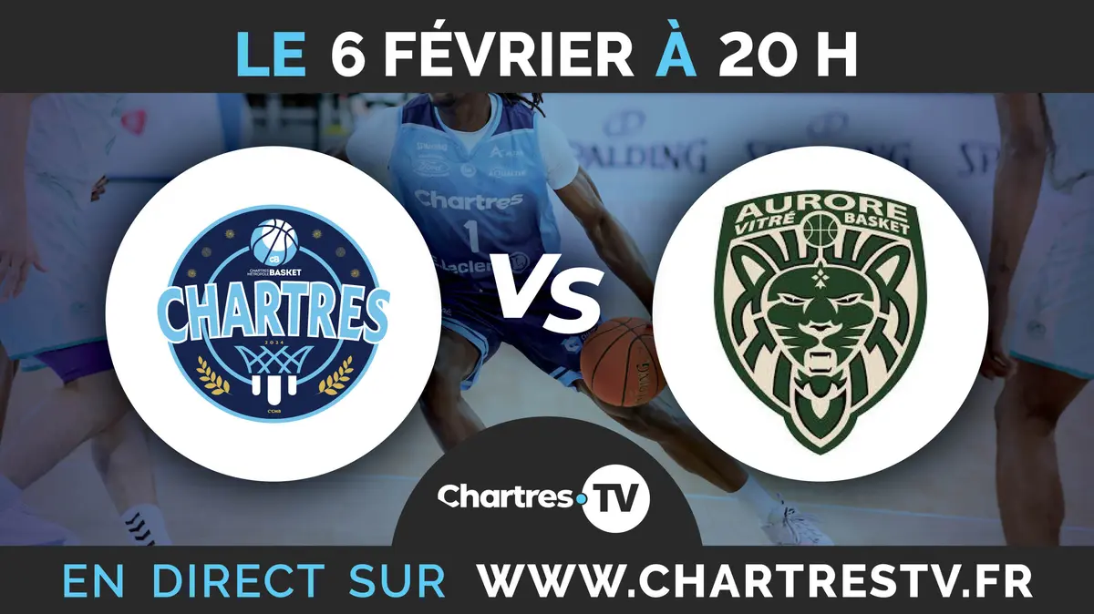 C'Chartres Métropole Basket Masculin vs Vitré