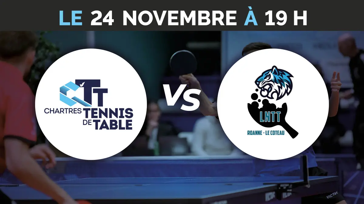 C'Chartres Tennis de table vs Roanne LNTT