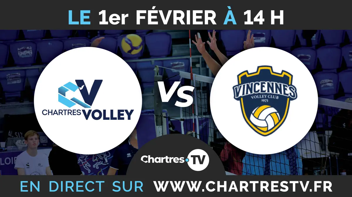 C'Chartres Volley vs Vincennes Volley Club