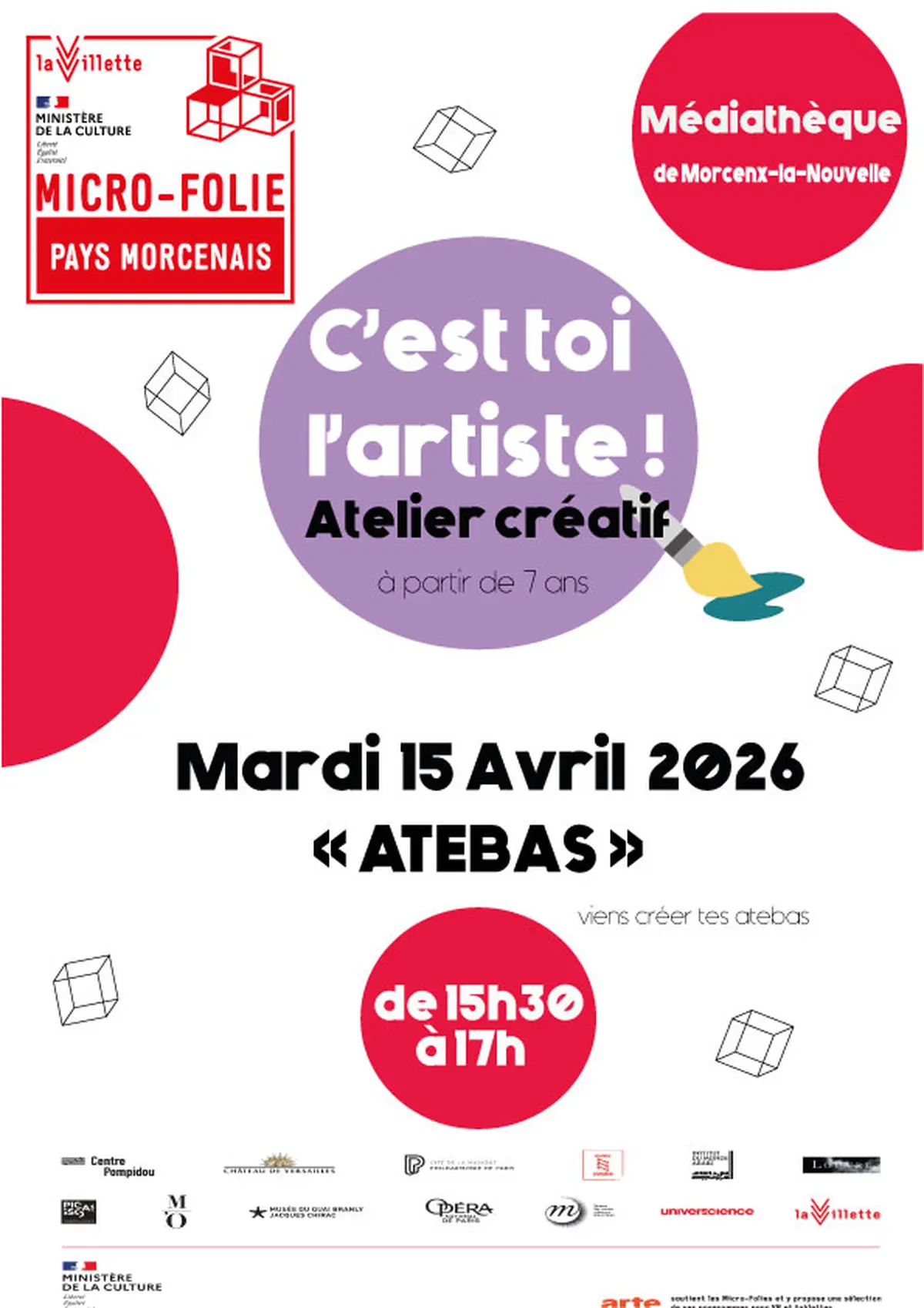 C'est toi l'artiste ! Atelier créatif ATEBAS