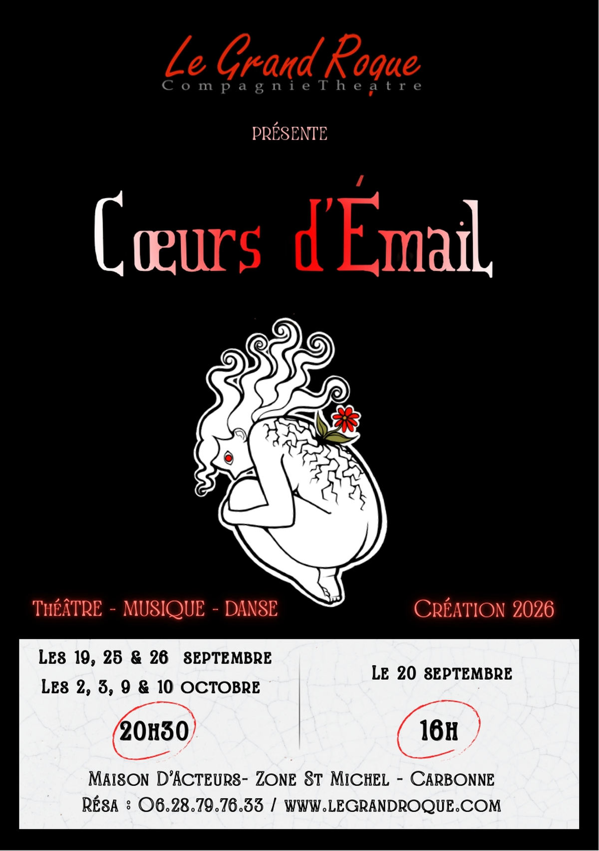 Cœurs D'émail : Théâtre Danse Musique