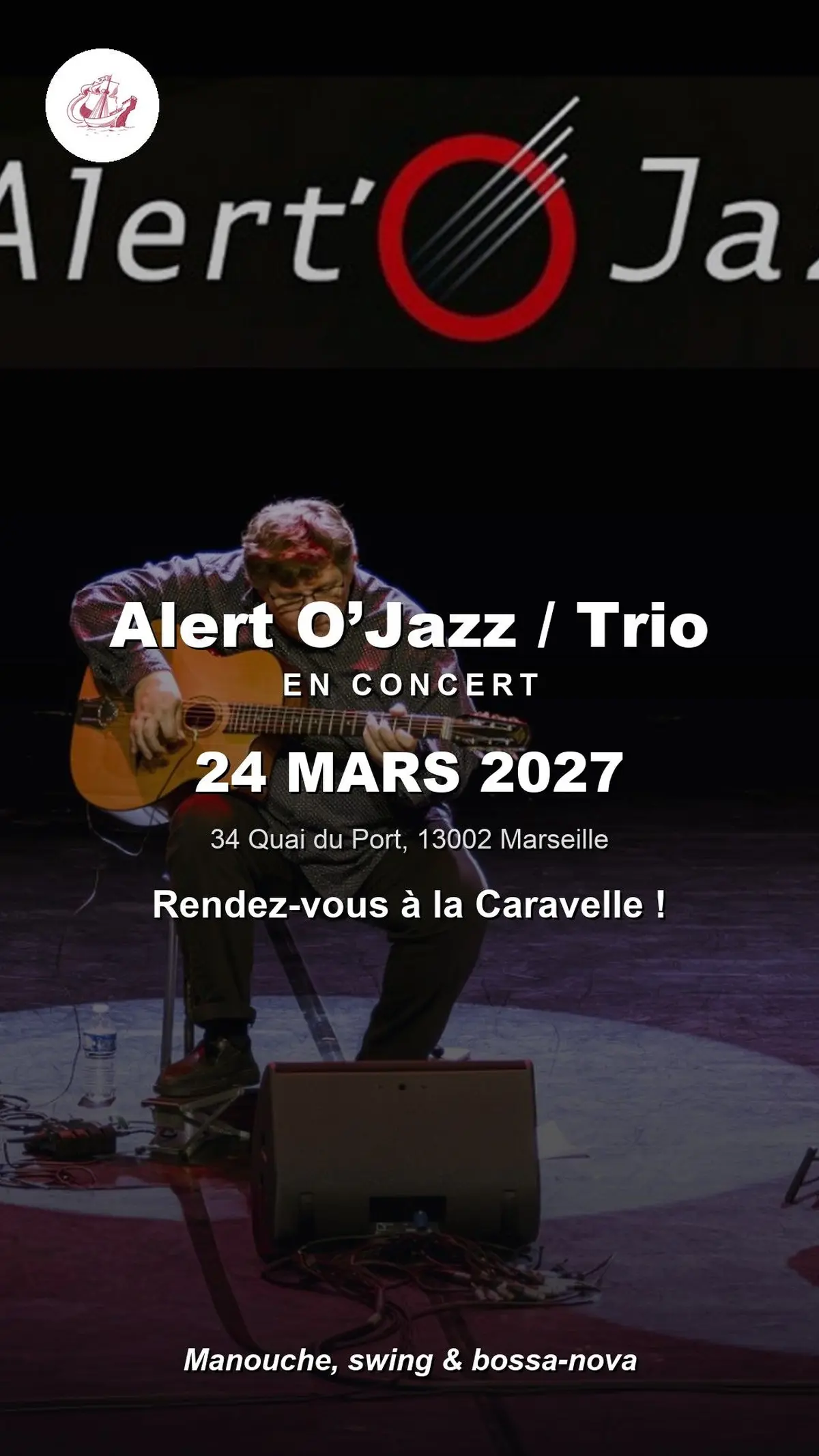 Alert O’Jazz / Trio en concert à La Caravelle