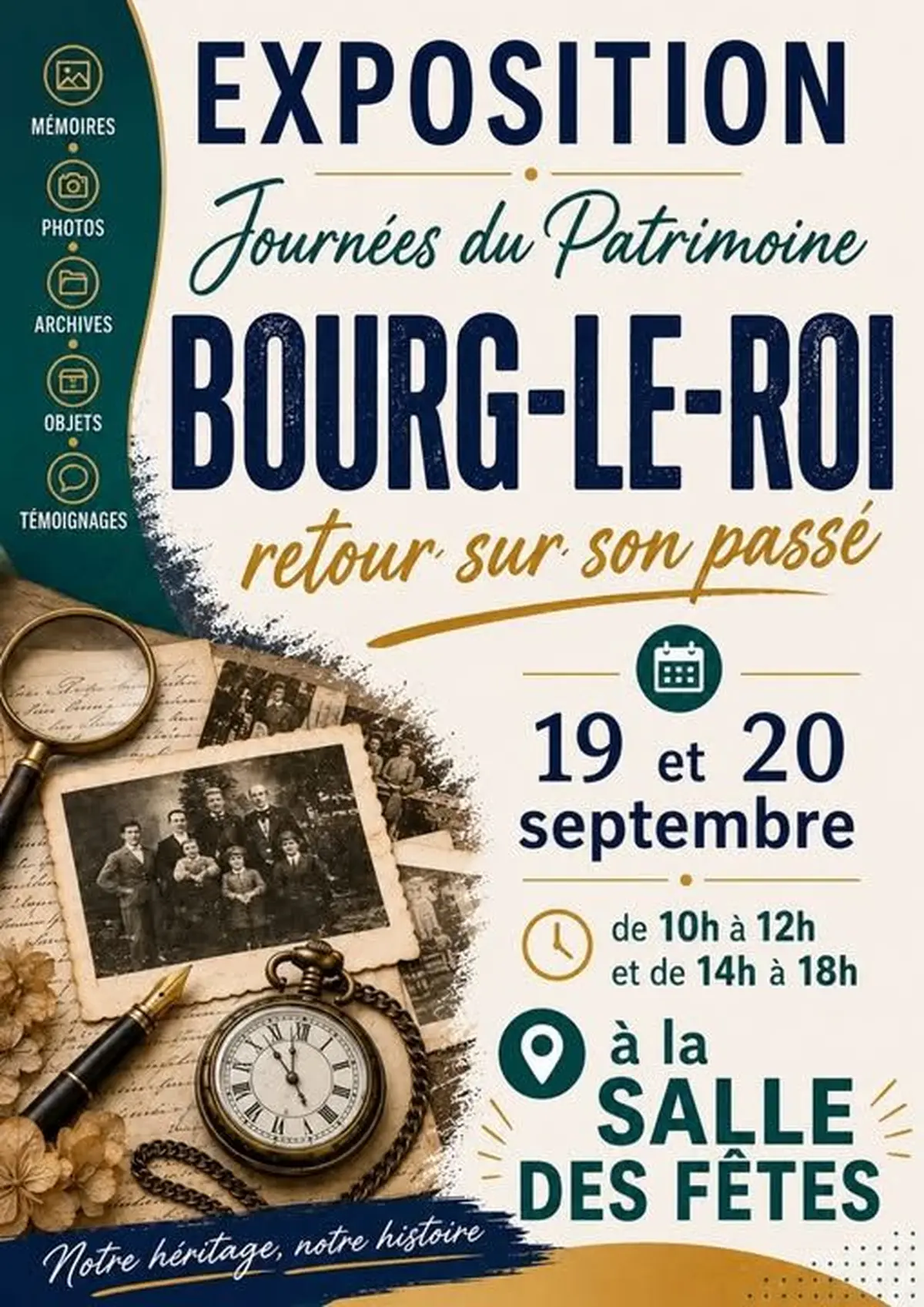 Journées Européennes du Patrimoine : Bourg le Roi Retour sur son Passé