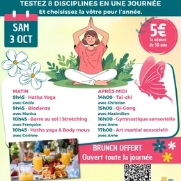 Journée Découverte Bien-Être — Testez 8 disciplines au Carrousel des Arts