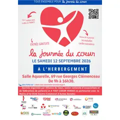 JOURNEE DU COEUR à L'HERBERGEMENT le 12  septembre 2026 