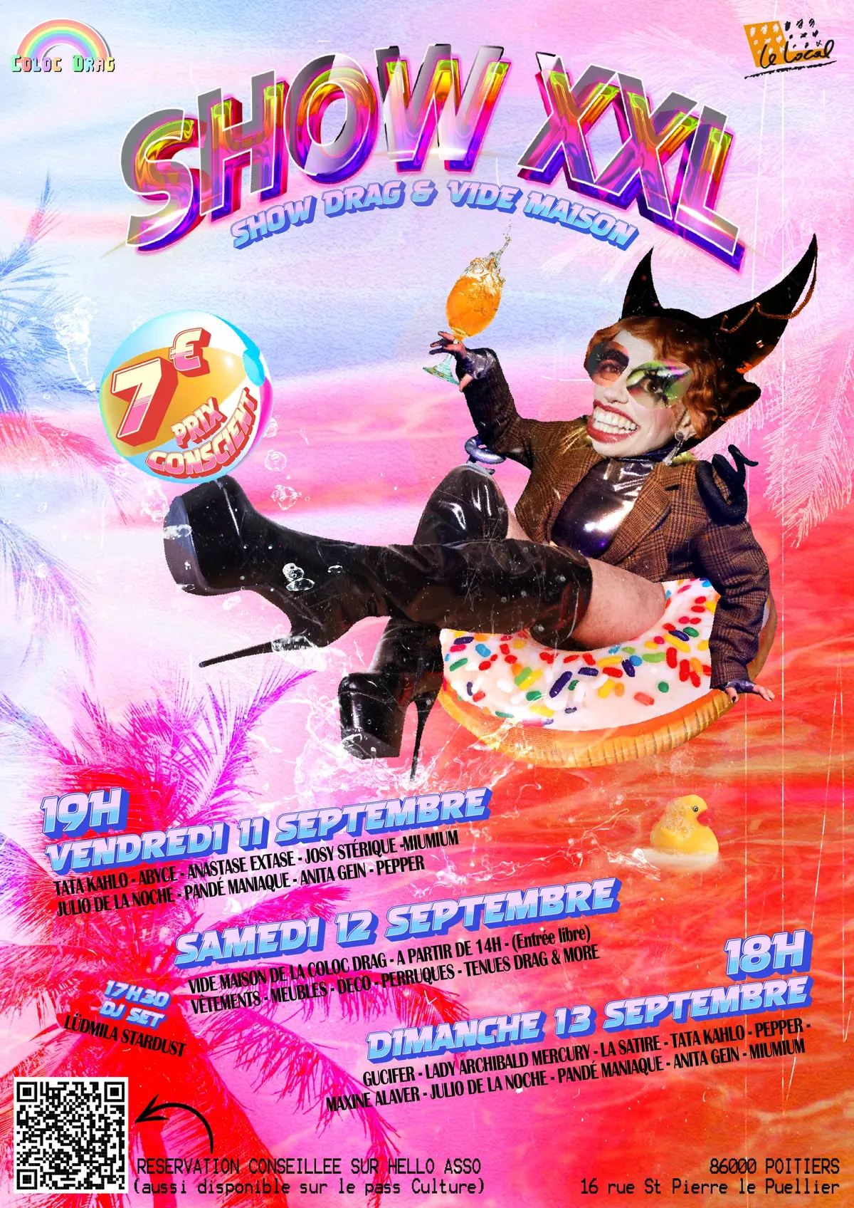 SHOW XXL de rentrée de La Coloc Drag