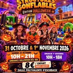 Grand Parc de structures gonflables – Halloween à Eschbach
