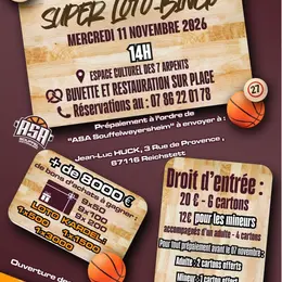 Super Loto Bingo de l ASA Basket Souffelweyersheim 