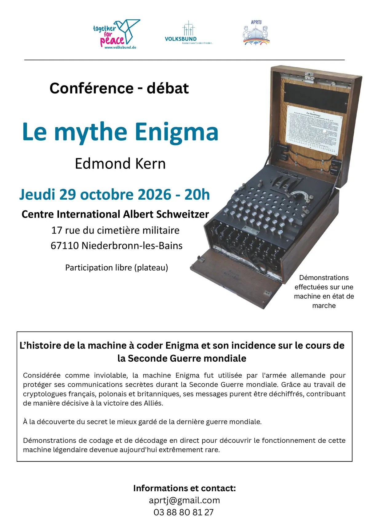Enigma - La machine à coder qui a influencé le cours de la 2e guerre mondiale