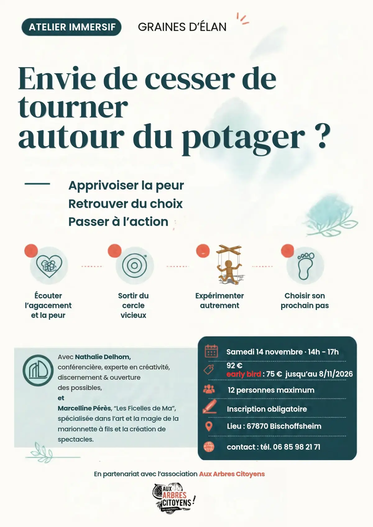 Graines d’élan : atelier immersif pour apprivoiser sa peur 