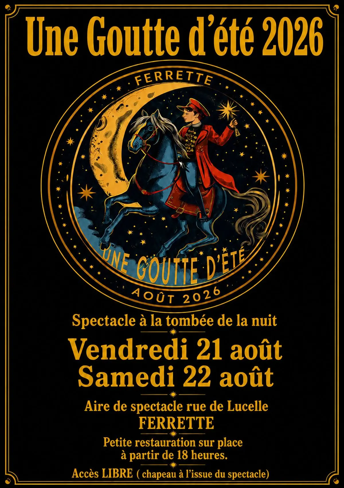 Une Goutte d'été 2026 / Cabaret Equestre