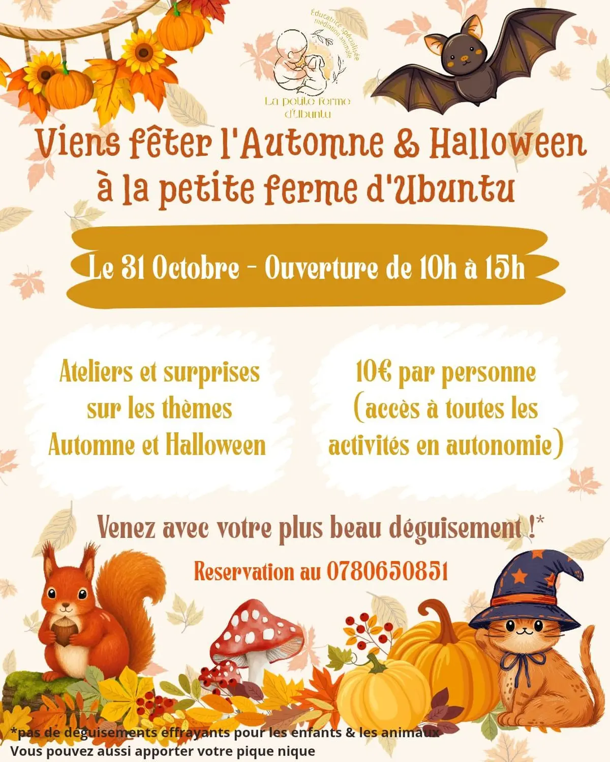 Fête de l'automne et Halloween 