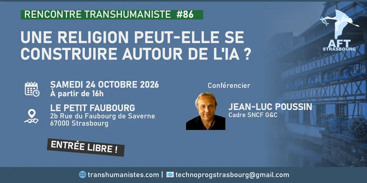 Débat : Une religion peut-elle se construire autour de l’IA ? 