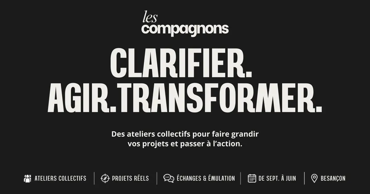 Ateliers Collectifs « Les Compagnons » : Des envies&projets:passez à l’action !
