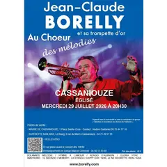Jean-Claude Borelly et sa Trompette d'Or à Cassaniouze