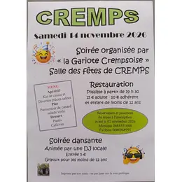 repas - soirée dansante