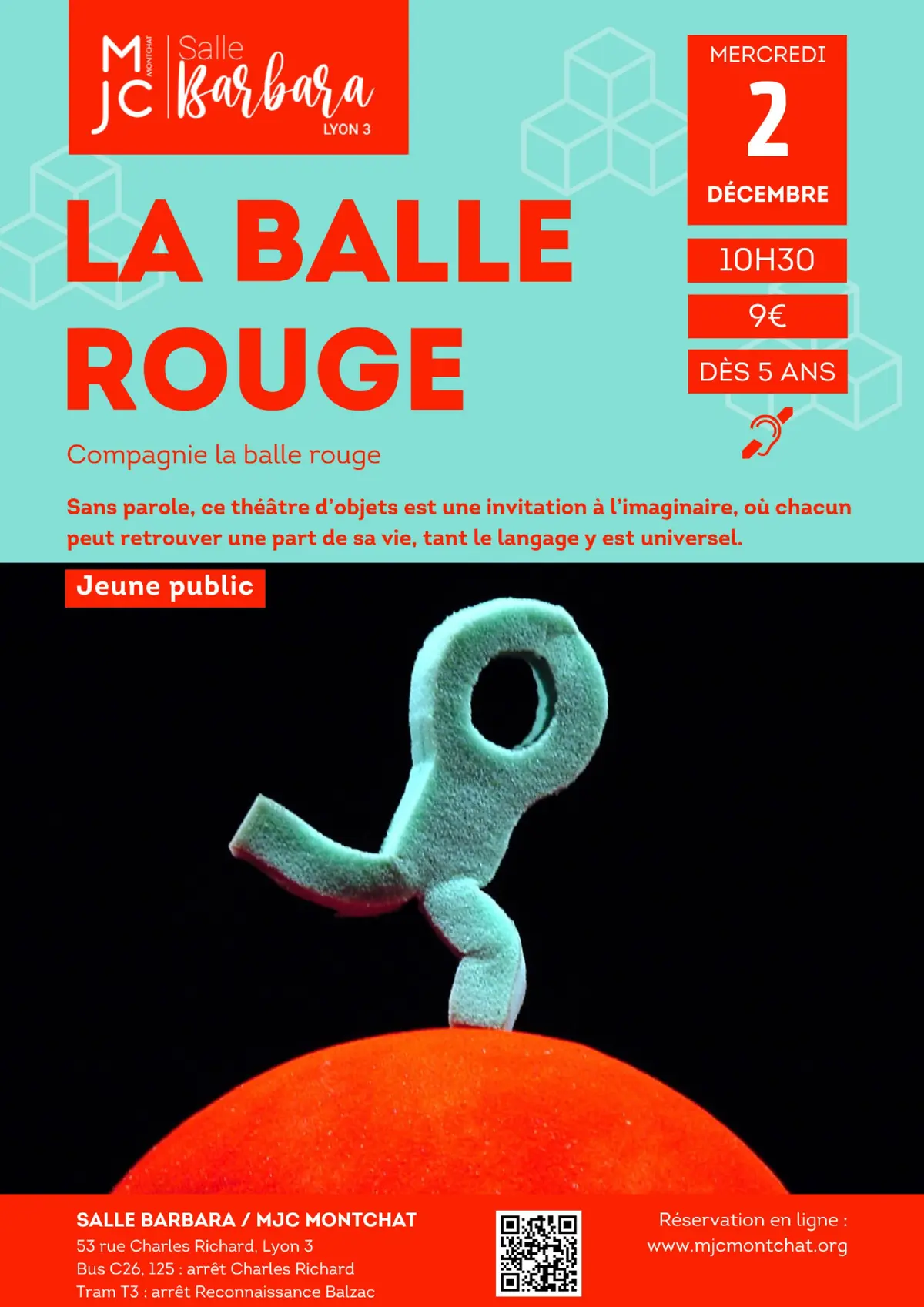 La balle rouge : spectacle jeune public