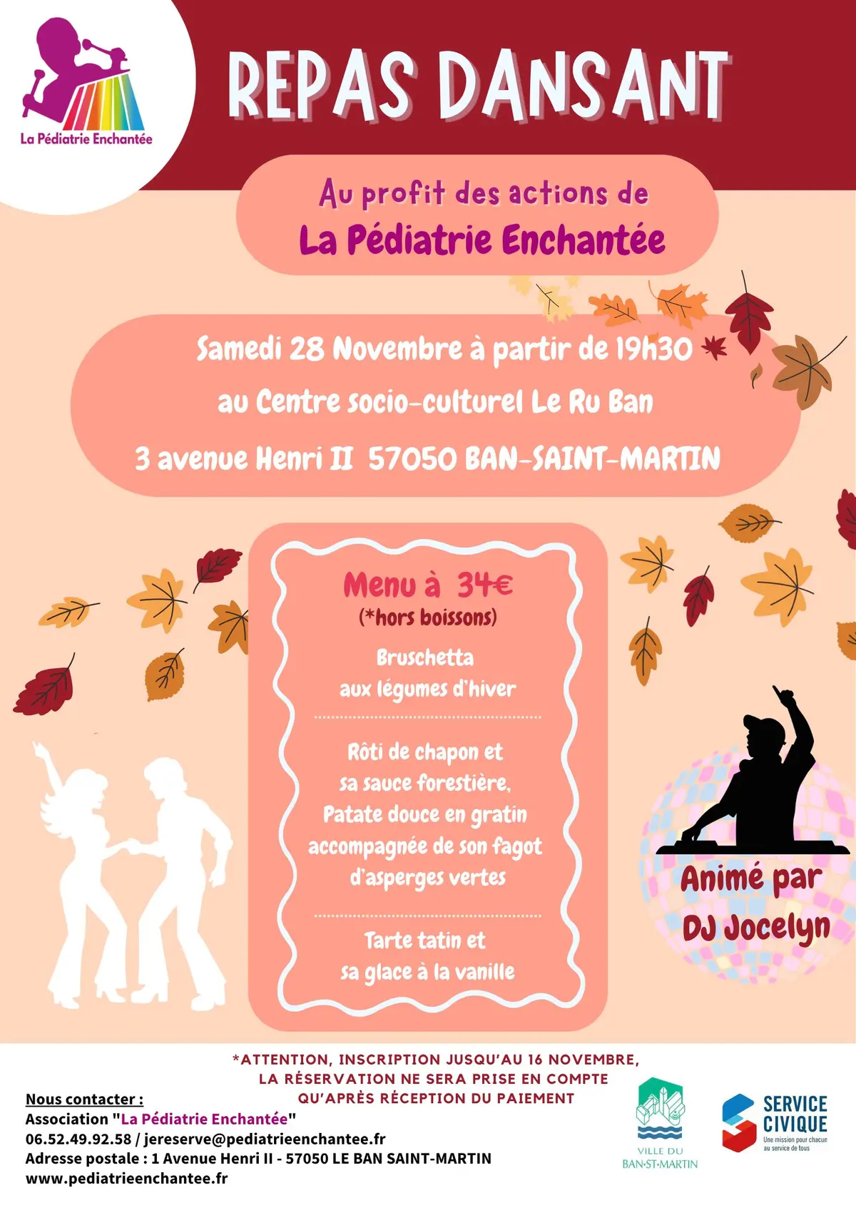 Repas Dansant de La Pédiatrie Enchantée